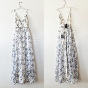 Lulus Organza Floral Dress